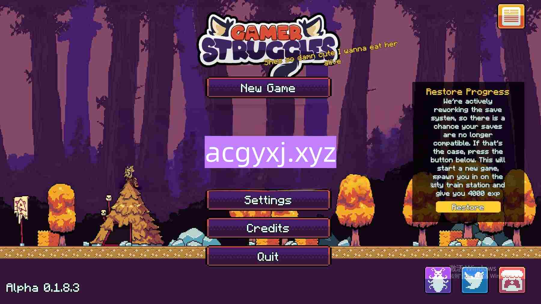 [日式ACT/动态] 游戏挑战 Gamer Struggles v0.1.8.3  生肉版 [PC+安卓1.10G]